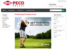 Tablet Screenshot of pecostore.com